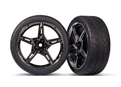 Tires Split spoke Blk Chrome F