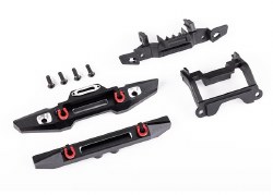 Defender Front/Rear Aluminum Bumpers - Black