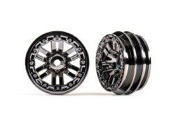 Wheels, 1.0" (black chrome) (2