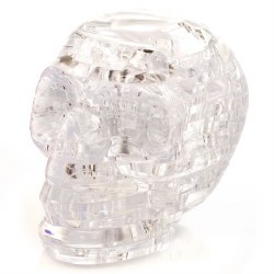 3D Crystal Puzzle- Clear Skull