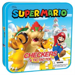 Super Mario Checkers & Tic-Tac-Toe