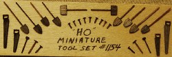 HO Miniature Tool Set