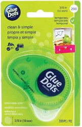 Removable Glue Dots with Dispenser