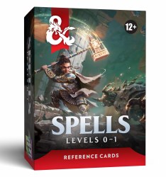D&D Reference Cards: Spells (Level 1 -2)