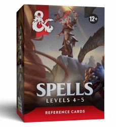 D&D Reference Cards: Spells (Level 4 -5)
