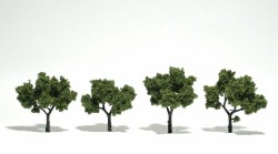Deciduous Trees Light Green 2-3" (4)