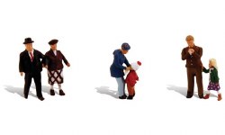 Young & Old People - HO Scale