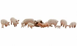 Yorkshire Pigs - HO Scale