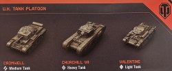 WoT: U.K. Tank Platoon Expansion (Cromwell, Churchill VII, Valentine)