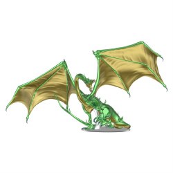 D&D: Icons of the Realms: Adult Emerald Dragon Premium Figure