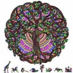 Shaped: Tree of Life 200pc Wooden Puzzle