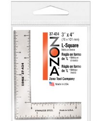 L-Square Ruler 3"x4"