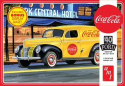 1/25 1940 Ford Sedan Coca-Cola Delivery Van Plastic Model Kit