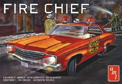 1/25 1970 Chevy Impala Fire Chief Plastic Model Kit