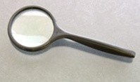 2" Rnd Glass Magnifier 5x