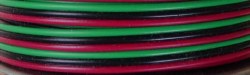 Wire - 22 Gauge 3-Conductor Strand Copper (Red,Black, Green)