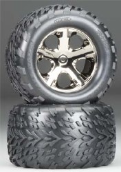 All-Star Blk Chrm Whls Talon Tires