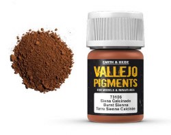 Pigment: Burnt Sienna