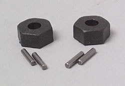 Wheel Hubs, Hex(2) / Stub Axel pins