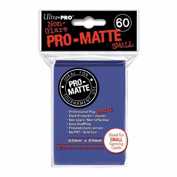 DP: Small: PRO Matte Blue Sleeves (60)