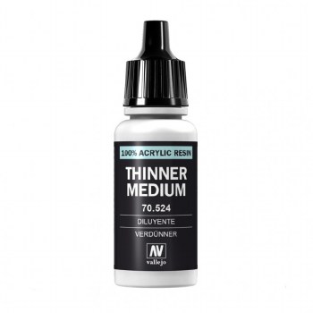 Thinner Medium - Acrylic Dropper Bottle