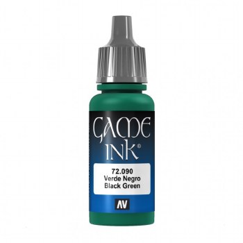 Black Green Ink - Acrylic Dropper Bottle