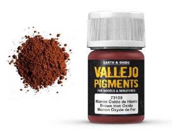 Pigment: Brown Iron Oxide