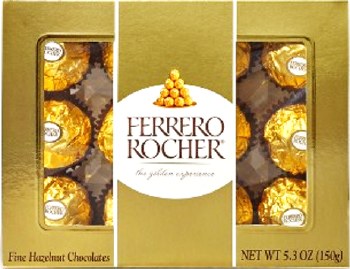 Ferrero Rocher 12 Piece Fine Hazelnut Chocolates 150g