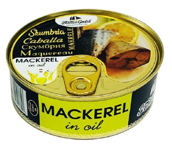 Baltic Gold Mackerel in Oil 240g