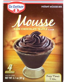 Dr. Oetker Dark Chocolate Truffle Instant Mousse Kit 89g