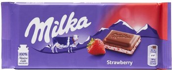 Milka Strawberry Yogurt Chocolate 100g