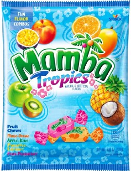 Mamba Tropics Tropical Fruit Chews 200g