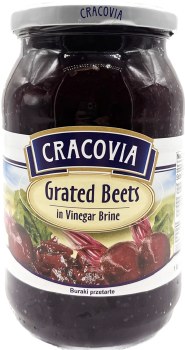 Cracovia Grated Baby Beets In Vinegar Brine 860g