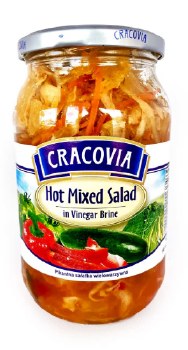 Cracovia Hot Mixed Cabbage Salad In Vinegar Brine 860g