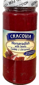 Cracovia Horseradish with Beets 8oz