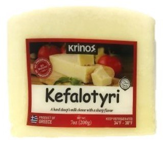 Krinos Kefalotyri Hard Sheeps Milk Cheese 200g R