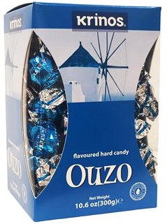 Krinos Ouzo Flavored Hard Candy 300g