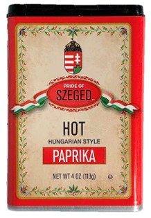 Pride of Szeged Hungarian Style Hot Paprika 113g