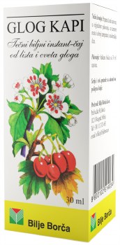 Bilje Borca Hawthorn Drops 30ml