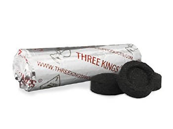 Three Kings Premium Charcoal Tablets for Incense 1 Roll