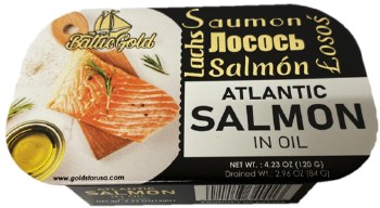 Baltic Gold Atlantic Salmon in Oil 120g