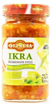 Olinesa Homemade Style Ikra Vegetable Relish with Zucchini and Peppers 510g