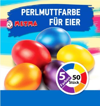 Metma 5 Color Pearl Egg Dye 20g