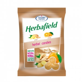 Zaharni Zavodi Herbafield Ginger and Orange Hard Candy 85g