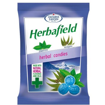 Zaharni Zavodi Herbafield Peppermint and Eucalyptus Hard Candy 85g