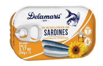 Delamaris Sardines in Sunflower Oil 90g