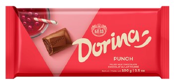 Kras Dorina Punch Chocolate Bar 100g