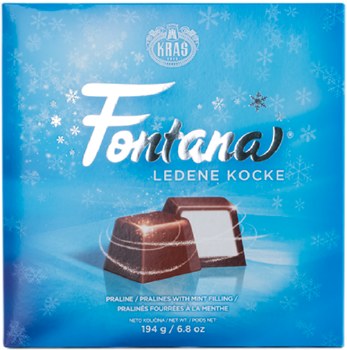 Kras Fontana Ledene Kocke Chocolate Ice Cubes 194g
