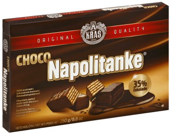 Kras Chocolate Covered Wafers Napolitanke 250g