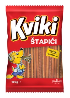 Podravka Kviki Stapici Preztel Sticks 100g